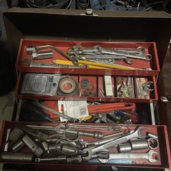 tool box with tools 