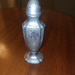 ANTIQUE SILVER PLATED SALT SHAKER