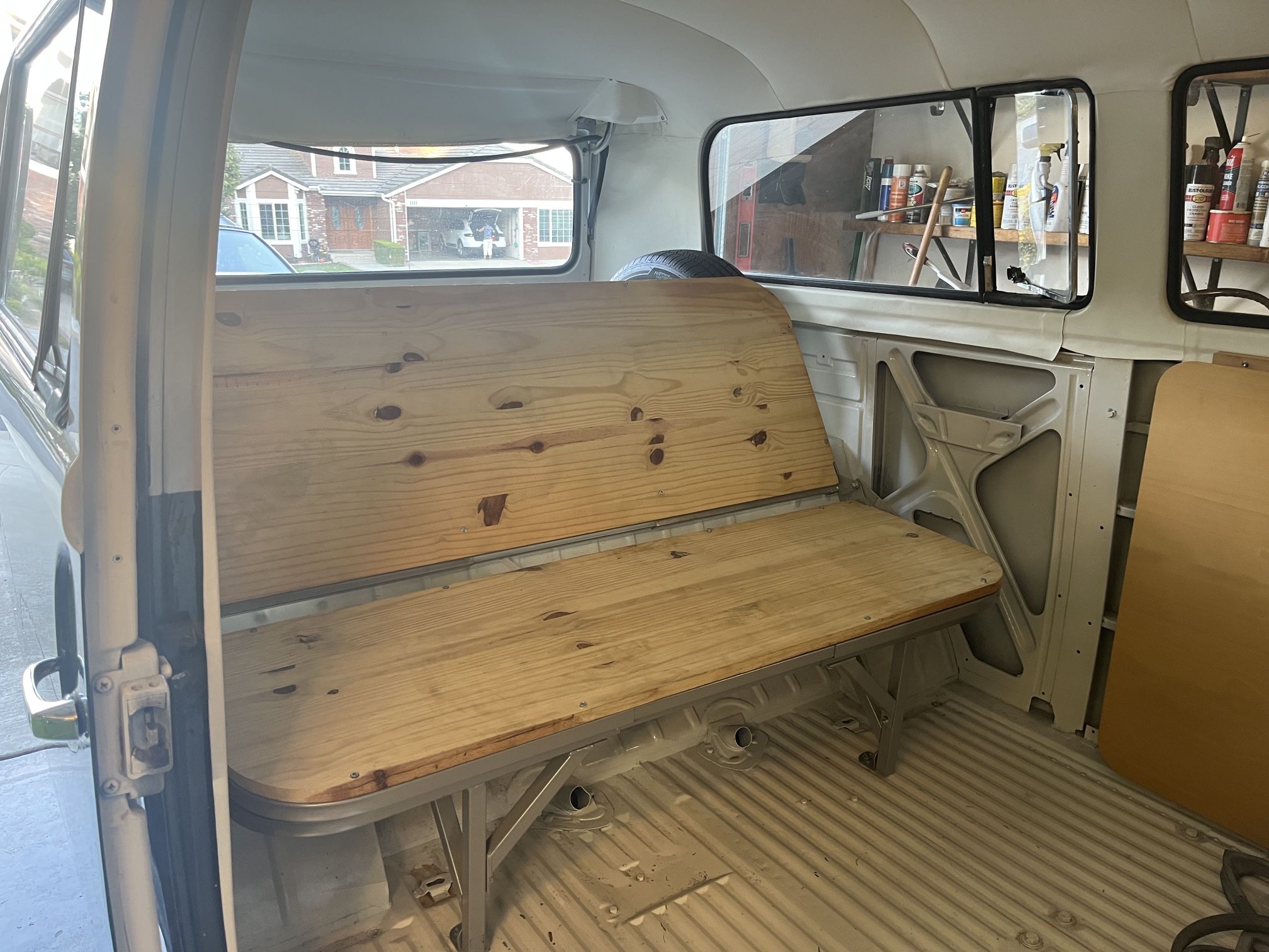 VW Bus rock & roll bench seat