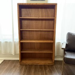 Vintage Oak Bookshelf