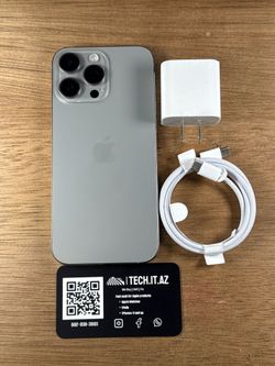 📱 iPhone 16 Pro Max | 256GB | Natural Titanium | Cricket Only | Hablo Español