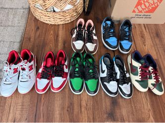 Bundle of 8 Pairs of Sneakers – Nike/Jordan/New Balance