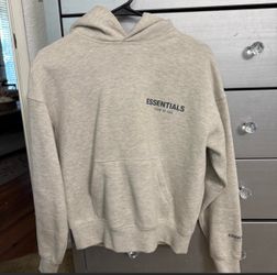 Fear of God Essentials Pullover Hoodie oatmeal & grey
