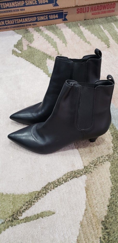 Womens Leather Booties, Shoes, Boots Size 10
