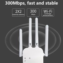 WiFi Extender Signal Booster 300/1200mbps,The Newest Generation, Dual-Port Dual-Band, Supporting 5g/2.4g, Long Range Amplifier with Ethernet Port, Acc