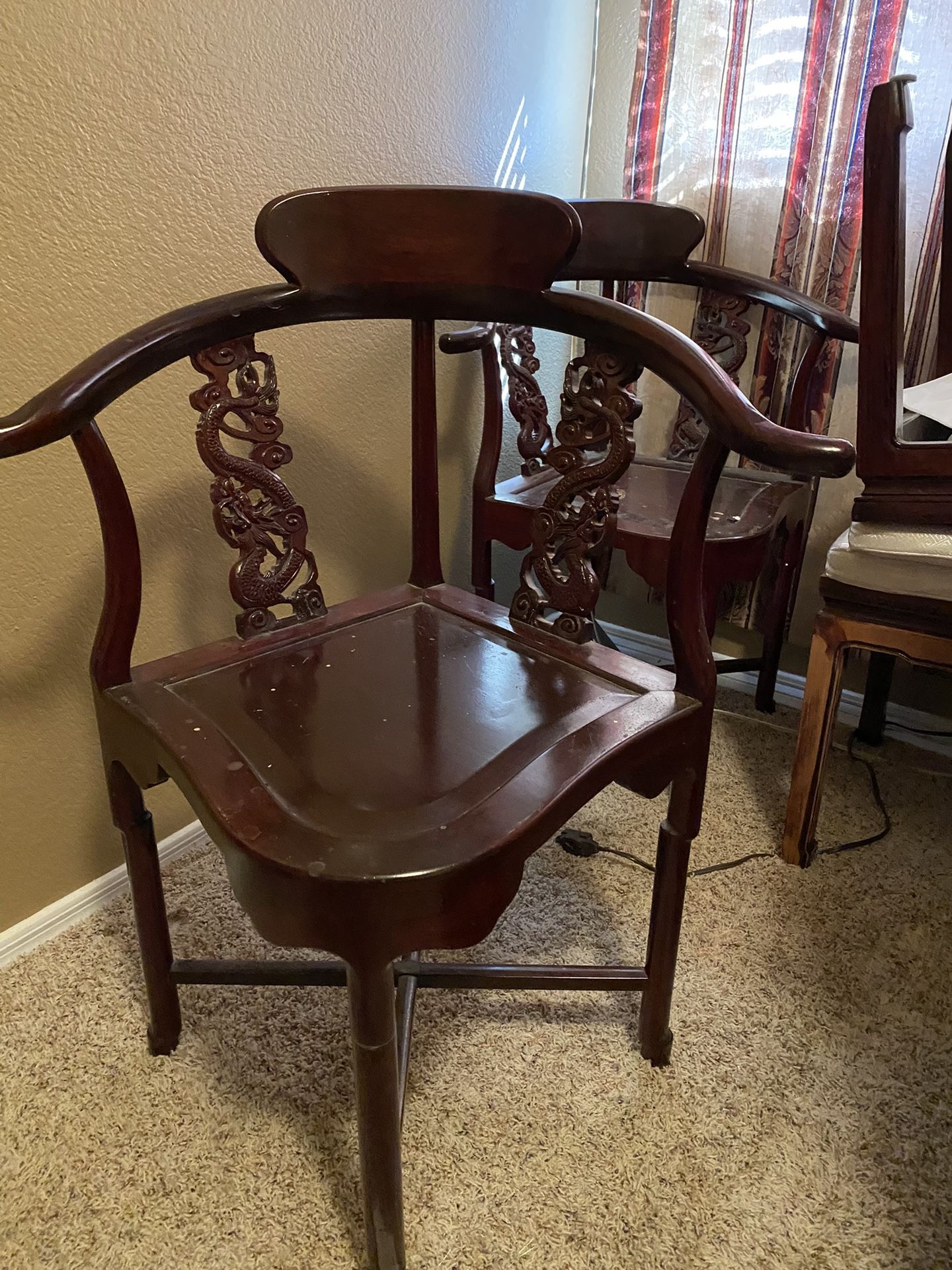 6 Chinese Rosewood Dinning Chairs