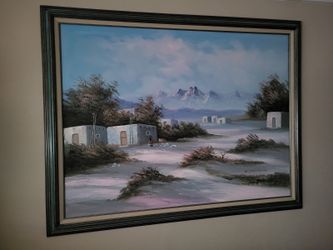 K Domingo Oil Painting 43x54 Wall Art 