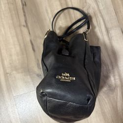 Coach Leather Shoulder Bag 