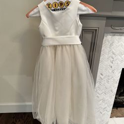 Ivory Flower Girl Dress - Size 4