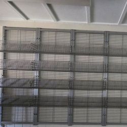 Metal Shelving w/ Baskets ($100)