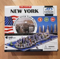New York Cityscape 4D Puzzle - Complete