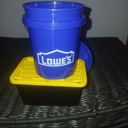 Lowe's Mini Bucket's & Tenny Mini storage bins