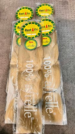 Rast Afri ,Color22 light Blonde braiding  Hair