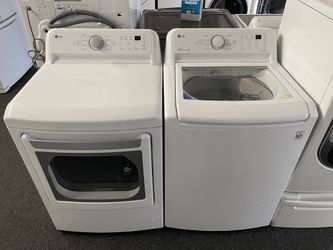 Lg Top Load Washer And Gas Dryer Set