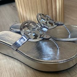 Tory Burch Miller Platform Wedge Sandals