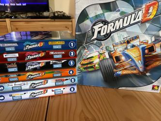 Formula D board game with expansions.