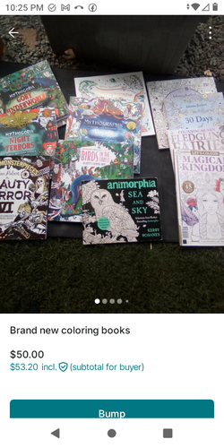 Brand new coloring books