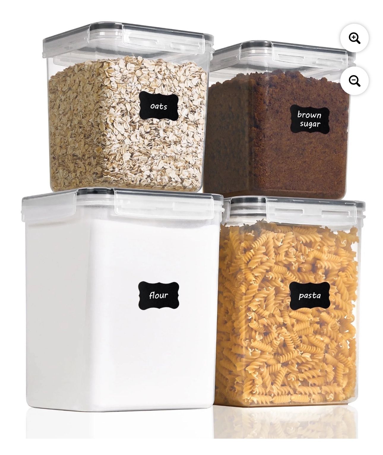 4 Pcs Large Storage Containers