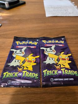 SEALED Pokemon Trick or Trade packs - 2023