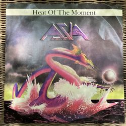 Asia “Heat Of The Moment” 7” Single 