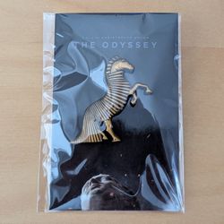 The Odyssey Movie Gold Horse Lapel Pin Christopher Nolan Matt Damon Robert Pattinson