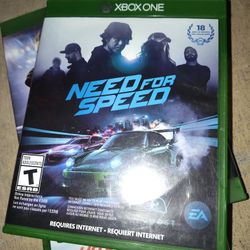 X Box One And 360 Need For Speed Games Basically New.
