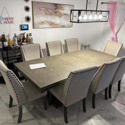 9pc Dining Table Set
