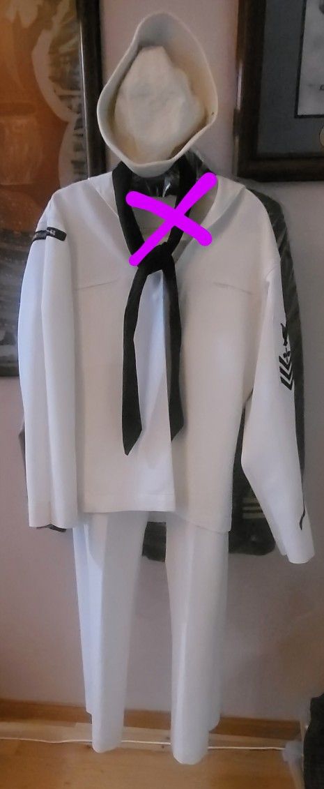 USN Enlisted Cracker Jack White Uniform