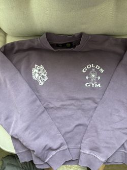 Wolves X Golds Gym Crewneck Sz XL