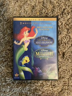 Disney Dvd: The Little Mermaid Ariel’s Beginning & The Little Mermaid ll Return to the Sea