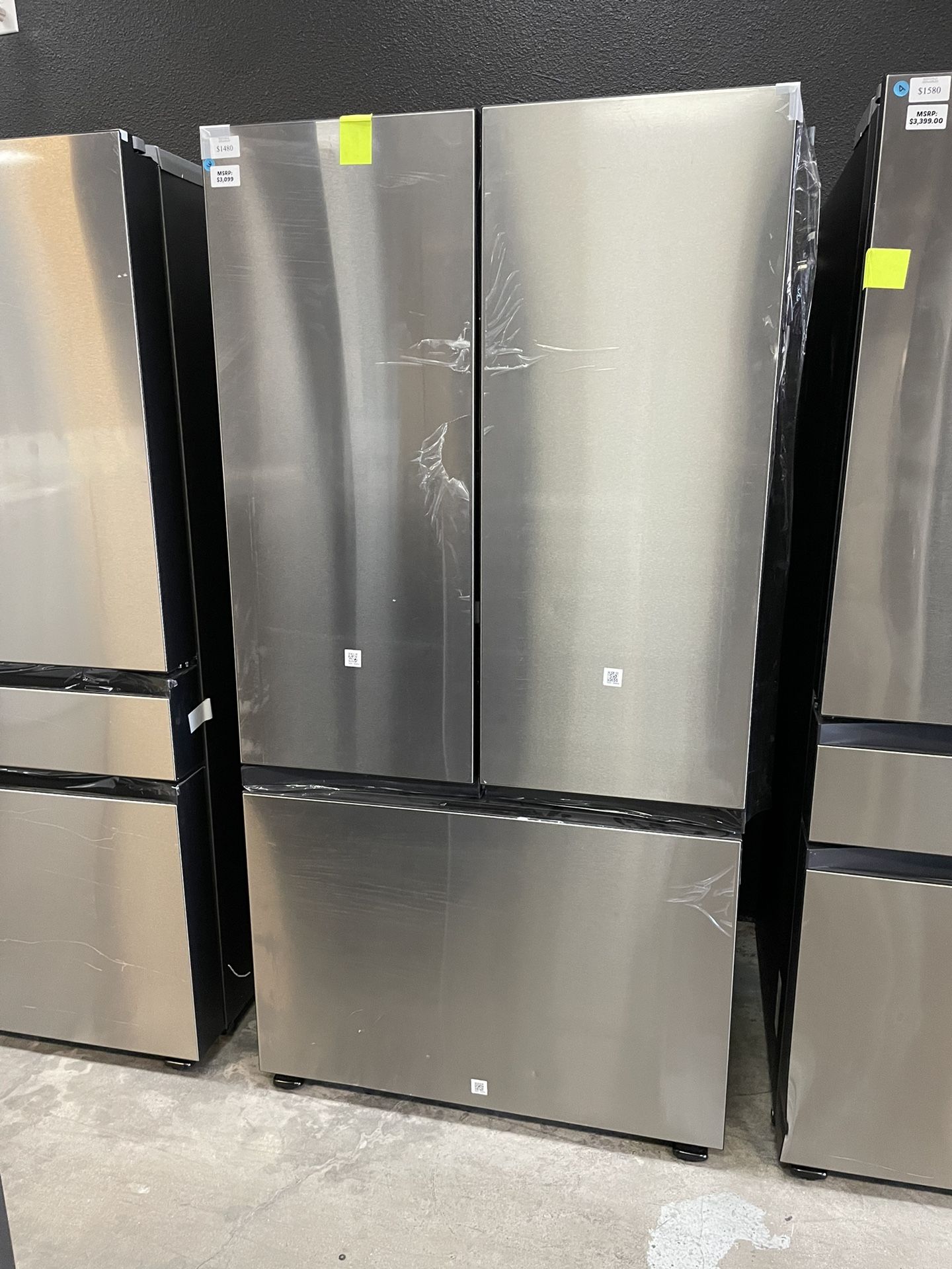 Samsung Bespoke 3 Door Refrigerator With Beverage Center