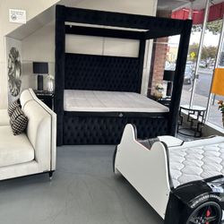 Tufted Bedroom , Different Styles, Same Day Delivery 🚚 