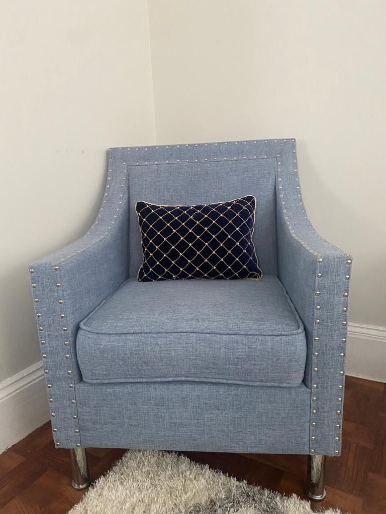 Armchair/chair light blue