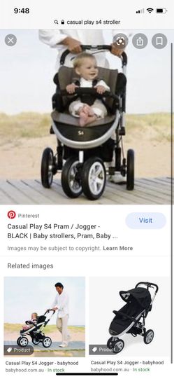 Casual play s4 stroller hood condition msrp $900