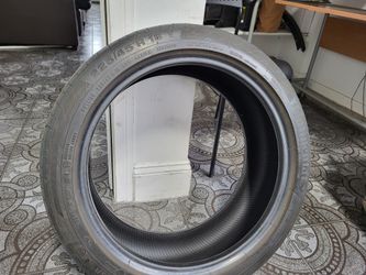 Heavily Used Continental ContiSportContact SSR RSC Run FLAT 225/45R18 (91v) Tire #121