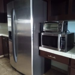 Kenmore Elite Refrigerator, Microwave, Oven