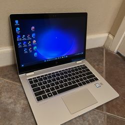 HP 14" i7 Laptop-16GB RAM, 256GB SSD-MS Office & Adobe Suite charger touchscreen - LIKE NEW