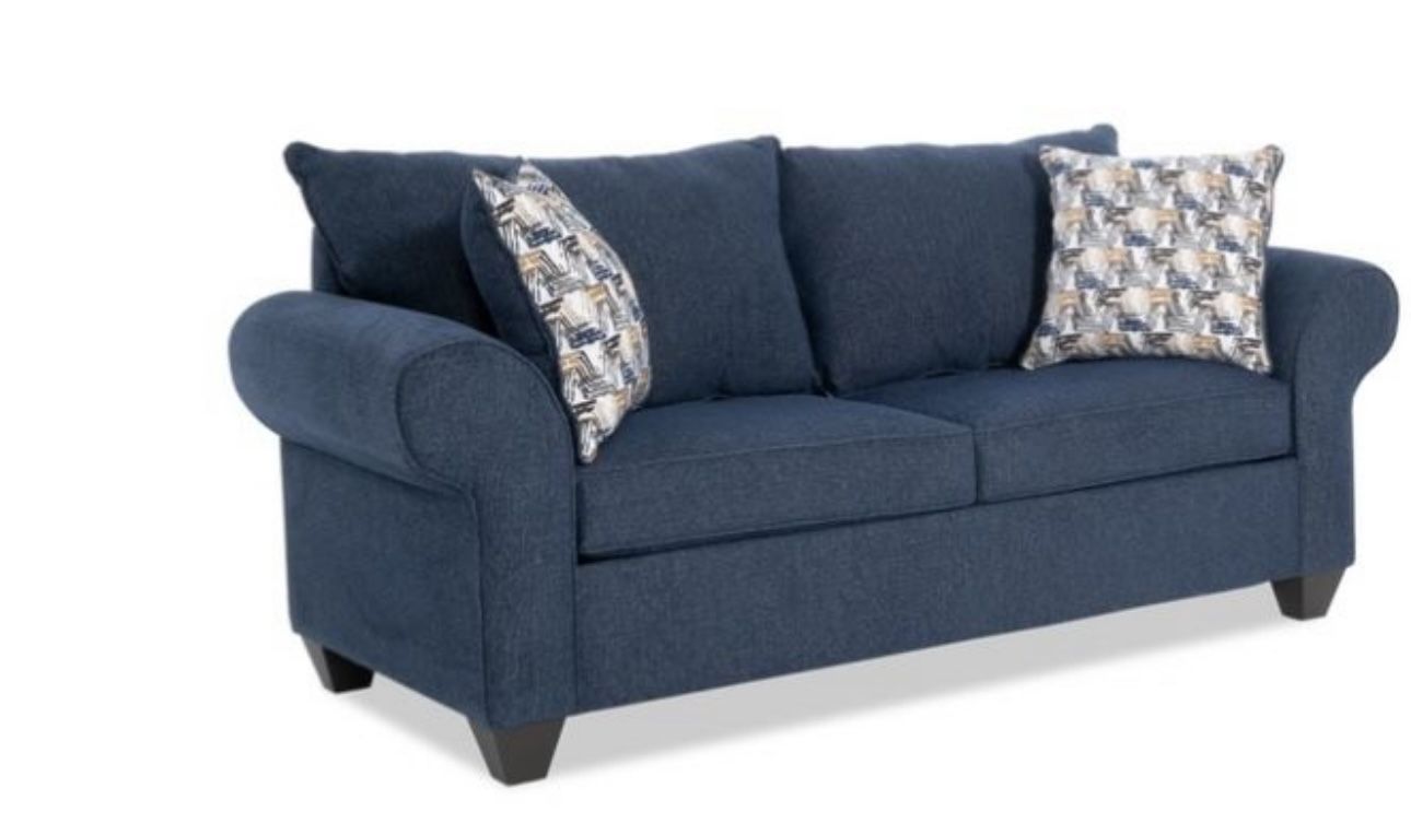 ROOMS TO GO Navy blue couch series buyer only please scammer stay away ☄️☄️🔥🔥 Beautiful Couch & Sofa Great for studio or small apartment, small Air