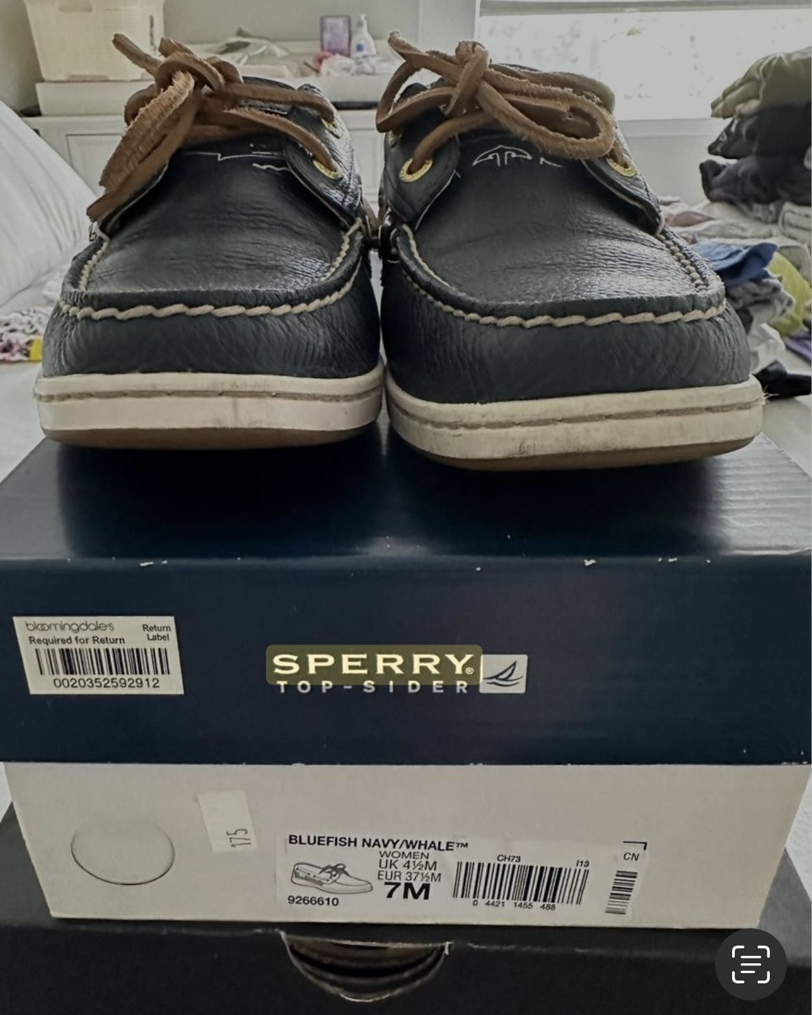 Women’s sperry bluefish navy/whale shoes
