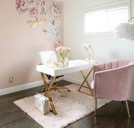 White & gold desk | NEW IN BOX