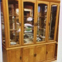 Oak Display Unit