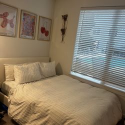 White Queen Bed Frame