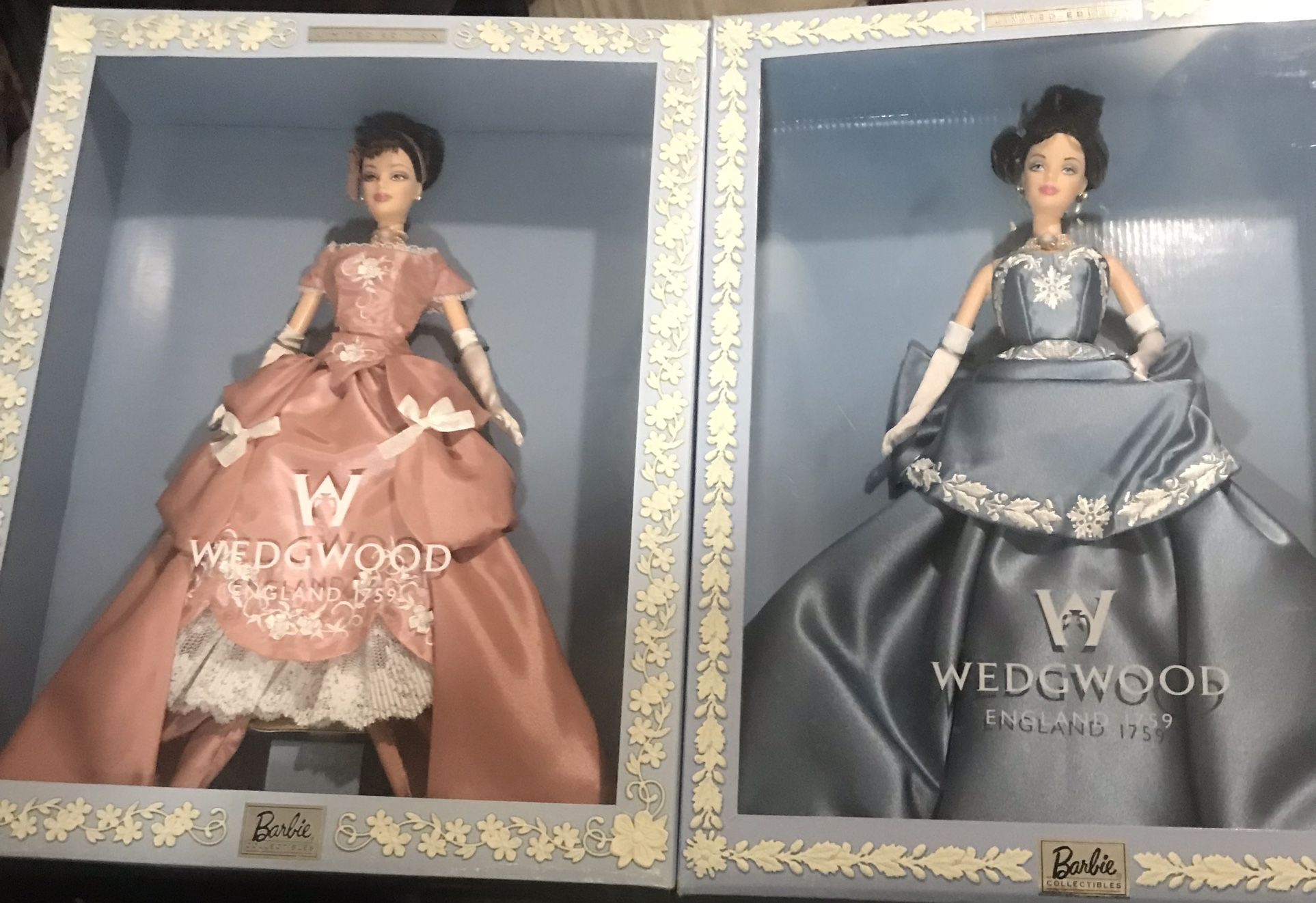 Limited Edition Collectible Wedgwood Barbie Dolls