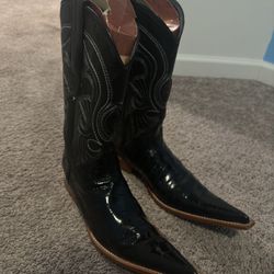 Black Los Altos Cowboy Boots