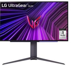 27 Inch UltraGear™ OLED Gaming Monitor QHD 1440P with 240Hz Refresh Rate 0.03ms Response Time 27GR95QE-B. Item is in great condition. There is one sma