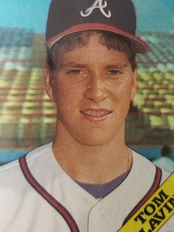 Topps Tom Glavine 779 RC Rookie Braves Baseball Card