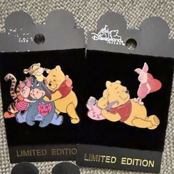 Winnie The Pooh Valentines Day Pin Bundle 