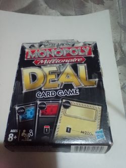 Monopoly Millionaire Deal Card Game