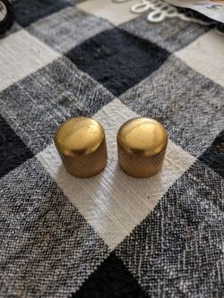 Precision Bass P Bass Aged Gold Knobs fits Fender/Squier P Bass
