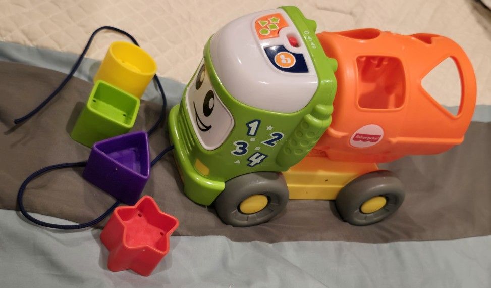  Fisher-price sort & spill learning truck. Retail is $21.70